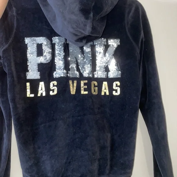VS Pink Las Vegas Bling Hoodie - Picture 2 of 5